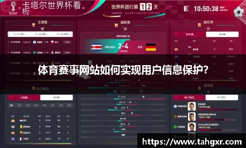 体育赛事网站如何实现用户信息保护？